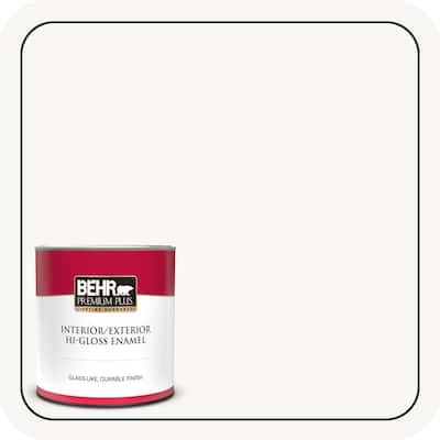 1 qt. Ultra Pure White Hi-Gloss Enamel Interior/Exterior Paint and Primer