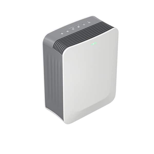 1485 sq. ft. 3-Speed HEPA-True Room Air Purifier in Whites, with True HEPA 3-Stage and Remove 99.97% Hair, Dust, Smoke