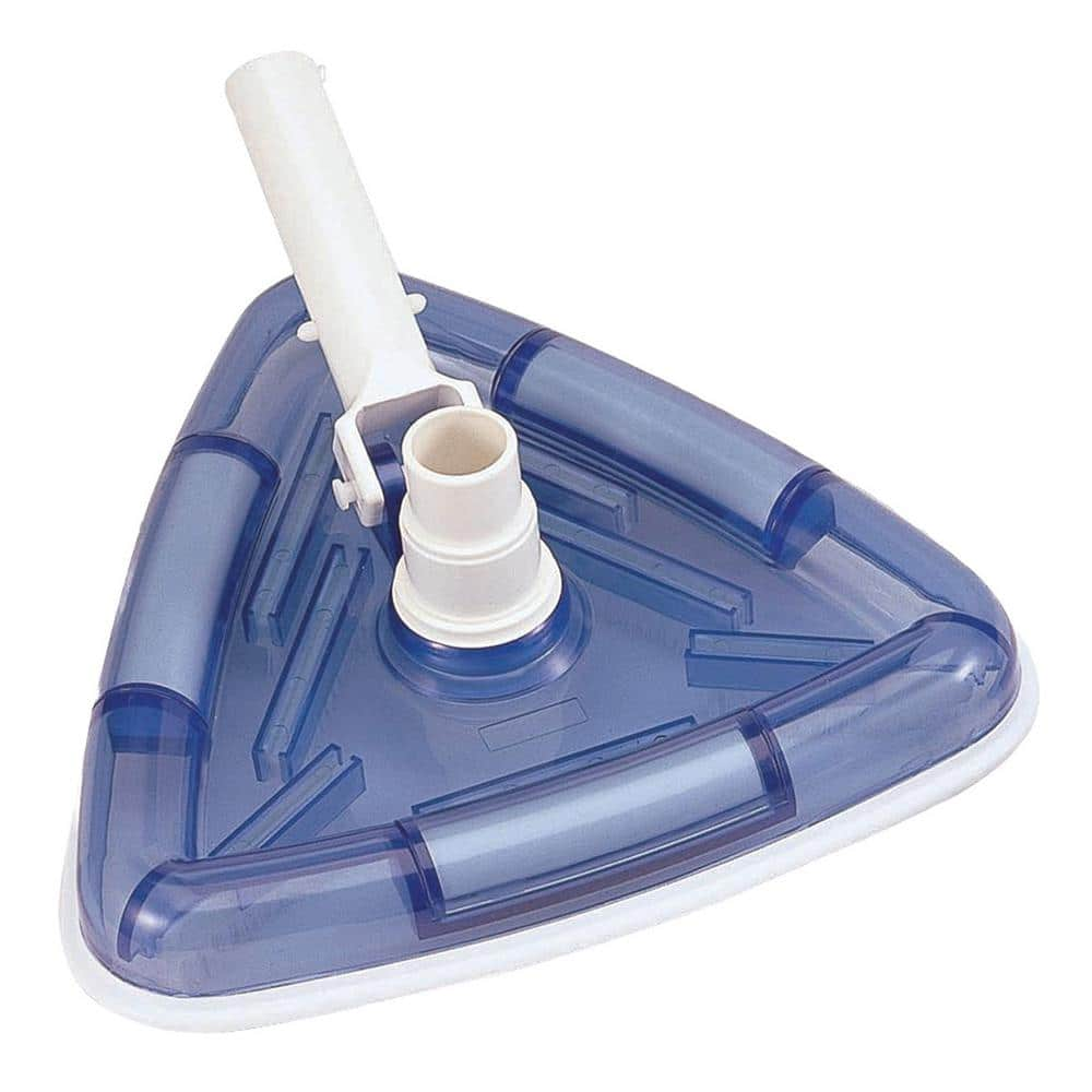 Ocean Blue Transparent Triangular Pool Vacuum for Vinyl Liner Pools with Snap Adapt Handle