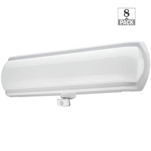 18 in. Closet Light LED Flush Mount 270 Degree Adjustable Motion Sensor Hold Time 1200LM 16W Bright White 4000K (8-Pack)