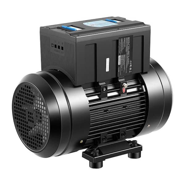 10HP 28A Single Phase to 3-Phase Rotary Converter, 208-240V Input/Output, Heavy-Load Rotary Phase Converter