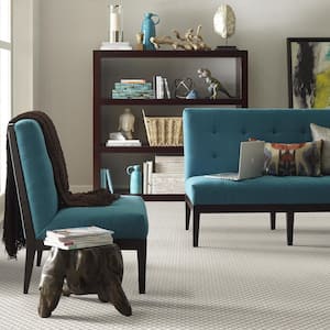 Exquisite - Halo - Beige 39.3 oz. Nylon Pattern Installed Carpet
