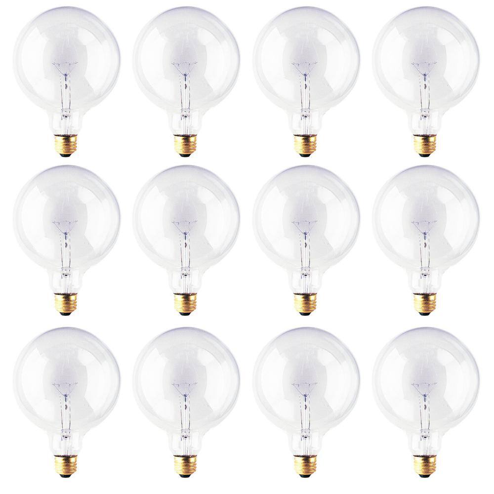 100-Watt Warm White Light G40 (E26) Medium Screw Base Dimmable Clear Incand