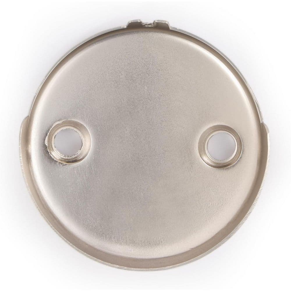 Supplygiant Overflow Faceplate for Tub 2 Hole Bathtub Faceplate with Matching Screws, Universal Fit Nickel Plated Finish price history on PriceWatchPro