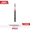 Milwaukee SHOCKWAVE Impact Duty 3-1/2 in. Phillips #1 Alloy Steel Screw Driver Bit (5-Pack) 48-32-4565