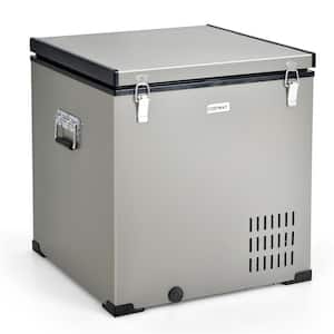2.28 cu. ft. 68 Quart Built-in Car Refrigerator Outdoor Refrigerator in Gray