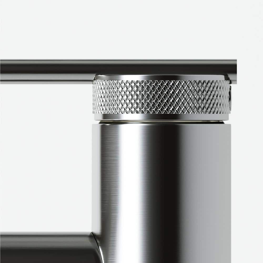 Sterling Brushed Nickel Single Handle Bathroom Faucet