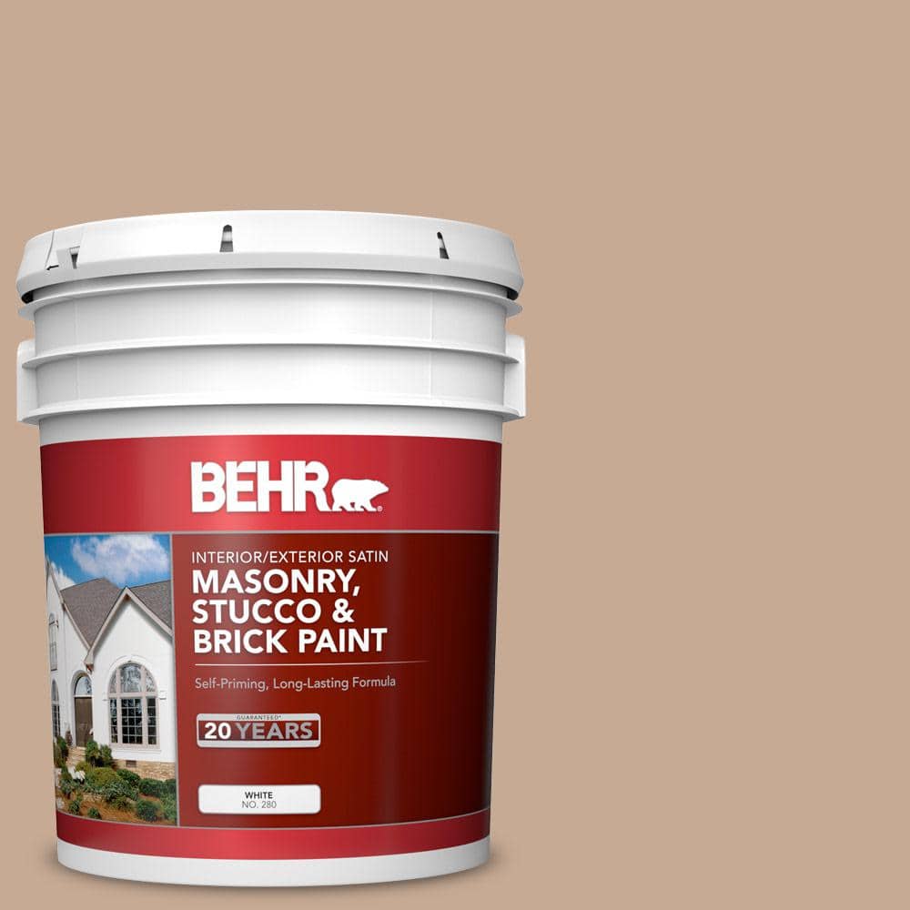 5 gal. #ECC-42-1 Fox Hill Satin Interior/Exterior Masonry, Stucco and Brick
