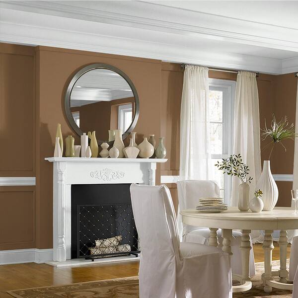caramel color paint living room