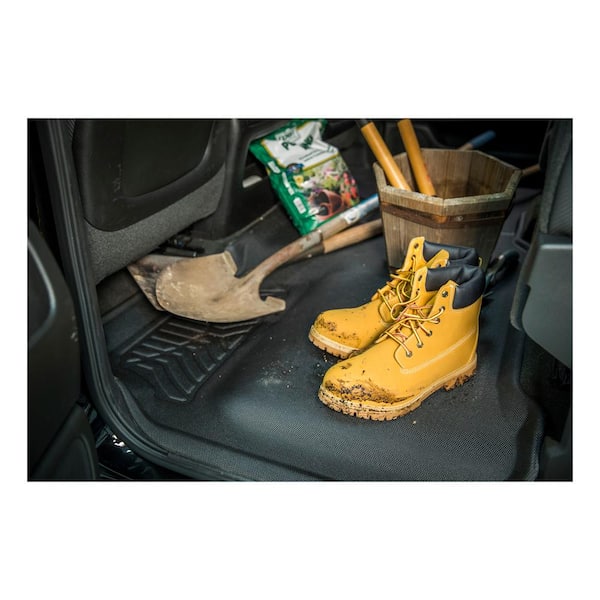 Aries StyleGuard XD Black Custom Heavy Duty Floor Liners, Select Ford F-150 Extended Cab, 2nd Row Only