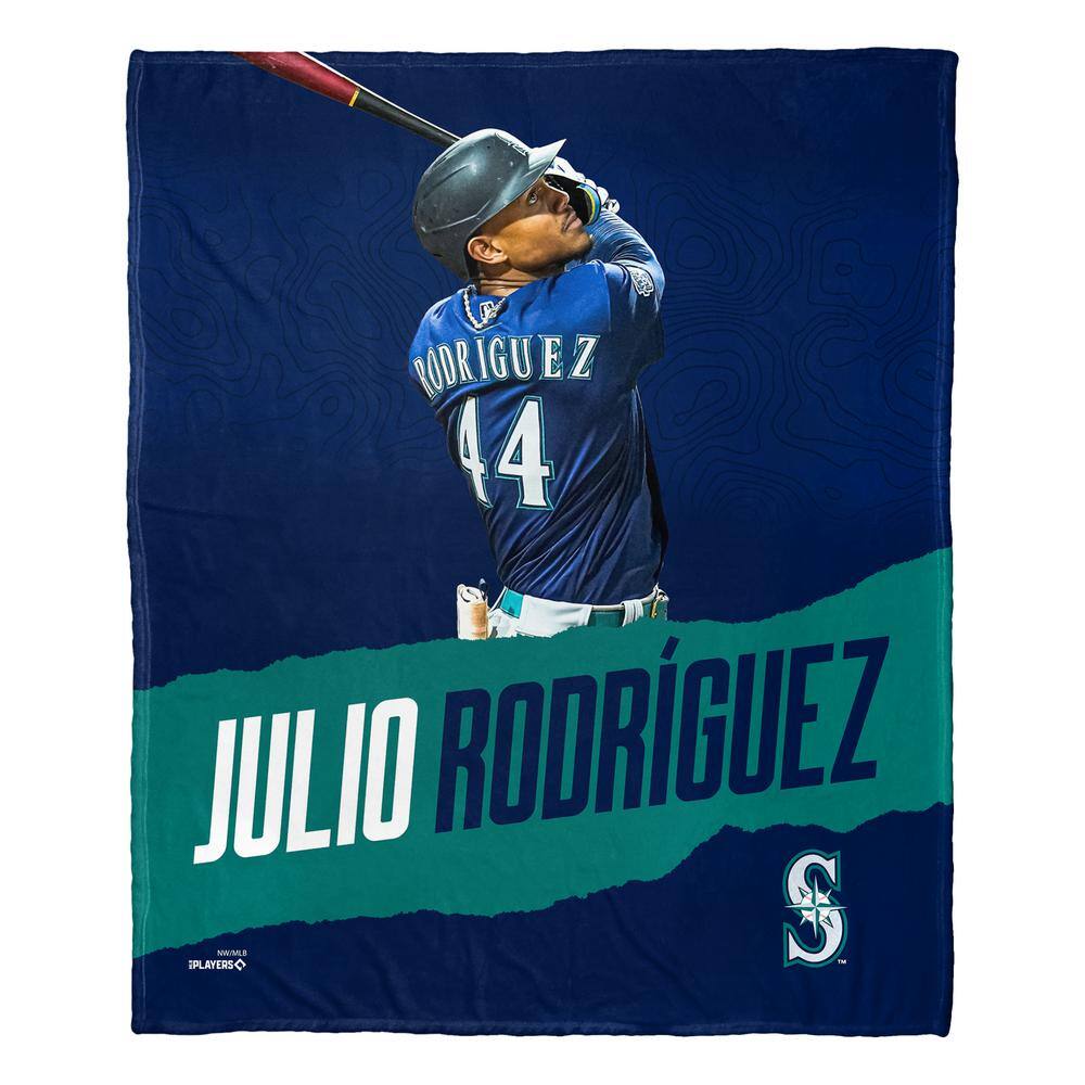 THE NORTHWEST GROUP MLB Mariners 23 Julio Rodriguez Silk Touch Throw 1PLY236001048FAN The Home
