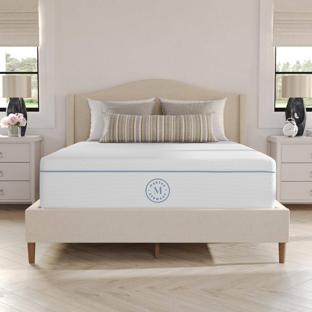 Full Size White Gel Memory Foam Adjustable Bed