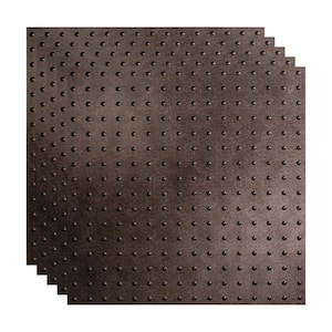 Minidome 2 ft. x 2 ft. Smoked Pewter Lay-In Vinyl Ceiling Tile (20 sq. ft.)