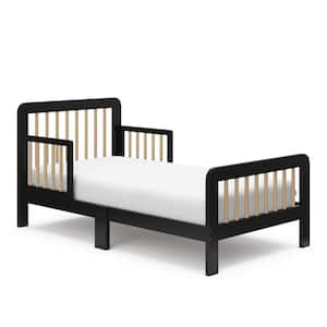 Pasadena Black with Driftwood Crib Toddler Bed