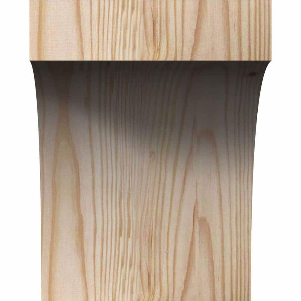 8" x 8" Natural Douglas Fir Rough Sawn Corbel