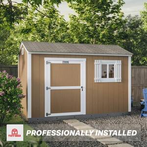 Professionally Installed Tahoe Carson 8 ft. x 12 ft. Wood Storage Shed with 7 ft. High Sidewall (96 sq. ft.)