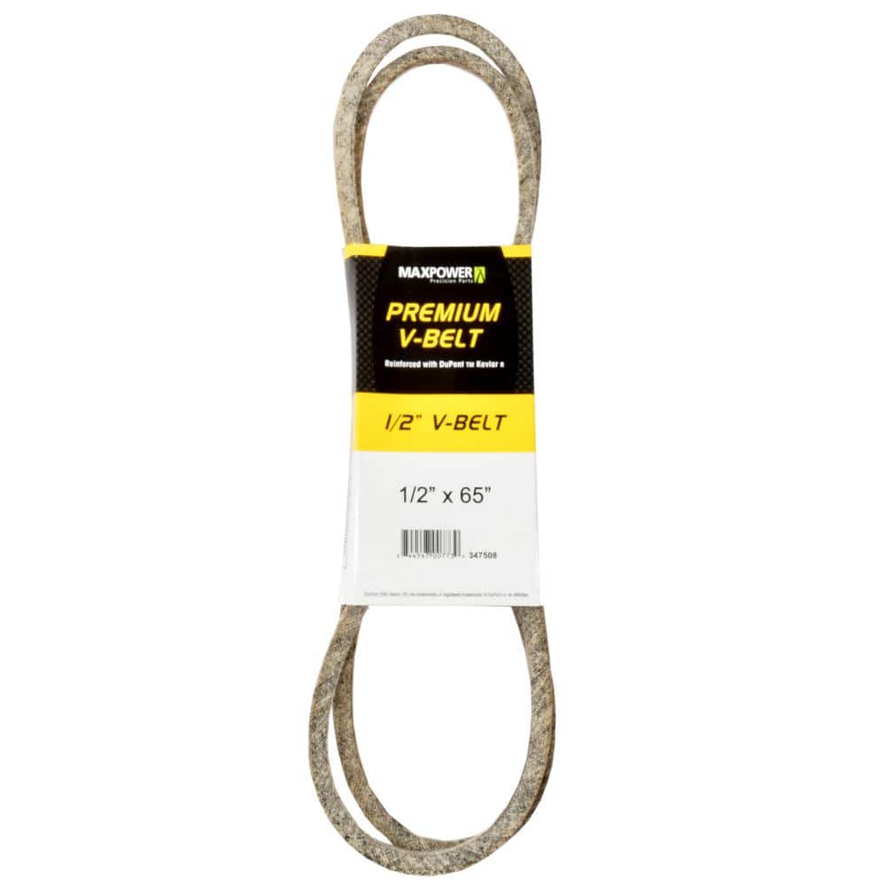MaxPower 1/2 in. x 65 in. Premium V-Belt 347508 - The Home Depot