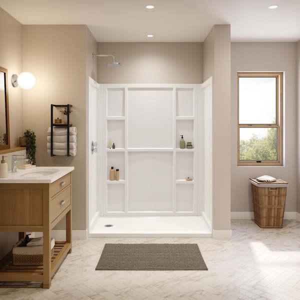 MAAX Interflo 60 in. L x 30 in. W x 73 in. H 5-Piece Alcove Shower