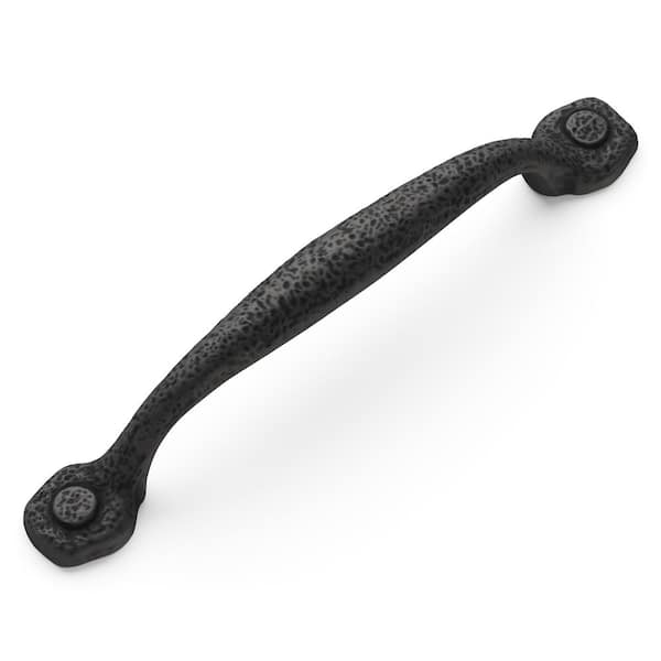 HICKORY HARDWARE Refined Rustic 5-1/16 in. (128 mm) Black Iron
