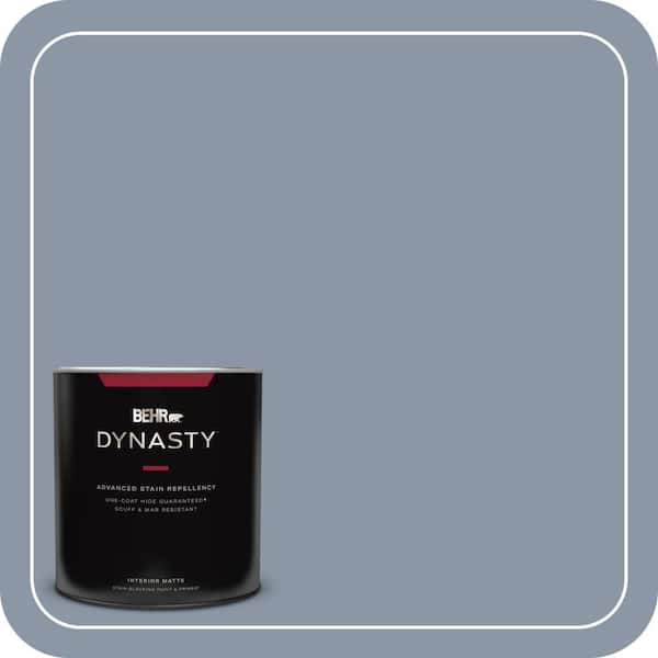 BEHR DYNASTY 1 qt. #ICC-103 Approaching Dusk Matte Interior Stain-Blocking Paint and Primer