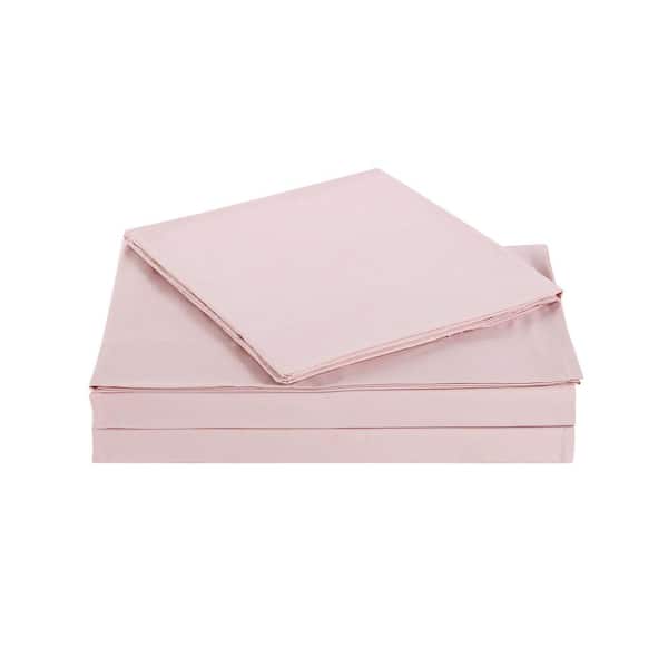 Truly Soft Blush 4-Piece Solid 180 Thread Count Microfiber Full Sheet set