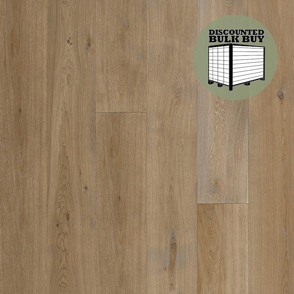 Eclipse European White Oak 1/2 in. T x 7.5 in. W Water Resistant Engineered Hardwood Flooring (1399.05 sq. ft./pallet)