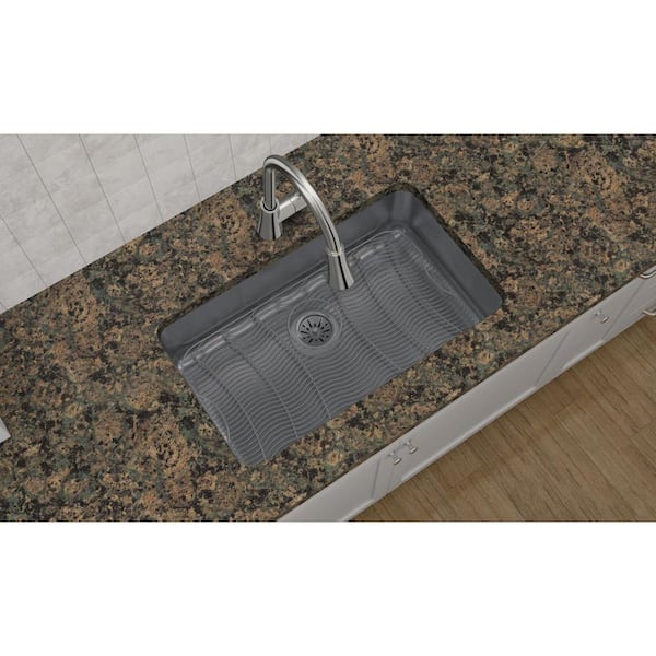 Lustertone 14.8125 in. x 26.5 in. Bottom Grid for Kitchen Sink in Stainless Steel