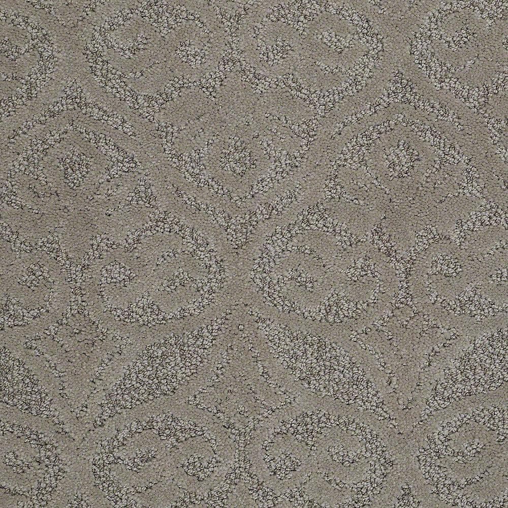 8 in. x 8 in. Pattern Carpet Sample - Perfectly Posh - Color Iron Stone price history on PriceWatchPro