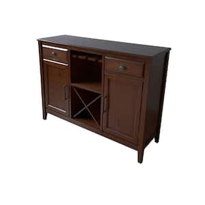 New Classic Furniture Bixby Wood 48 in. Server, Espresso