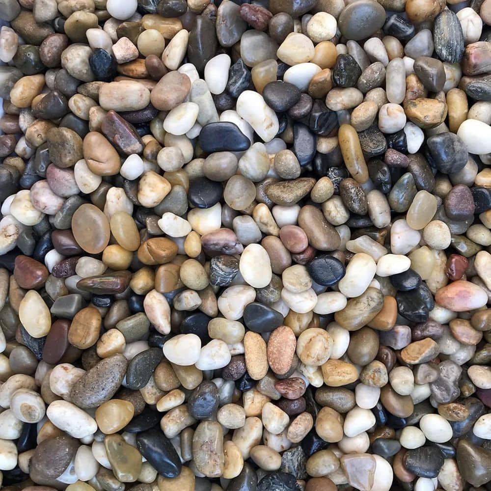 18 lbs. Mixed-Color Rocks for Landscaping, 0.32-0.48 in. L09XTTH1G4 ...