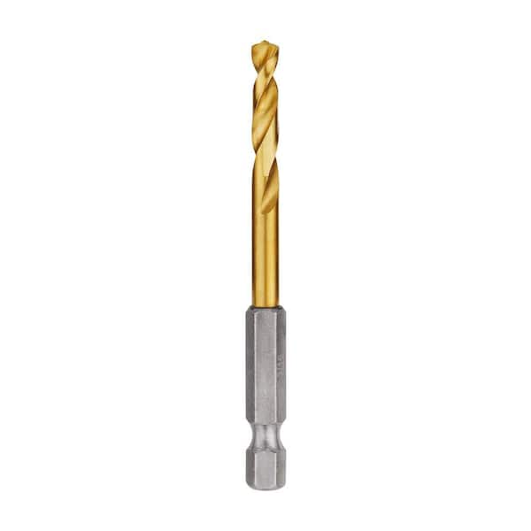 Milwaukee SHOCKWAVE 3/16 in. Titanium Twist Drill Bit 48-89-4609