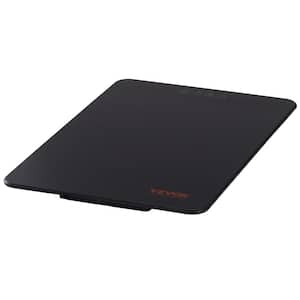 Electric Warming Tray 16.5 in. x 11 in. Portable Tempered Glass Heating Tray with Temperature Control, Black