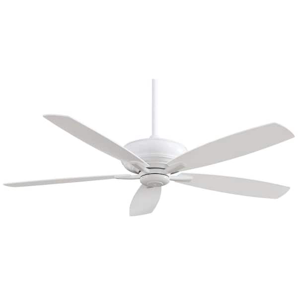 Kola-XL 60 in. Indoor White Ceiling Fan with Remote Control
