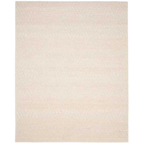Natura 10 ft. x 14 ft. Ivory Geometric Area Rug