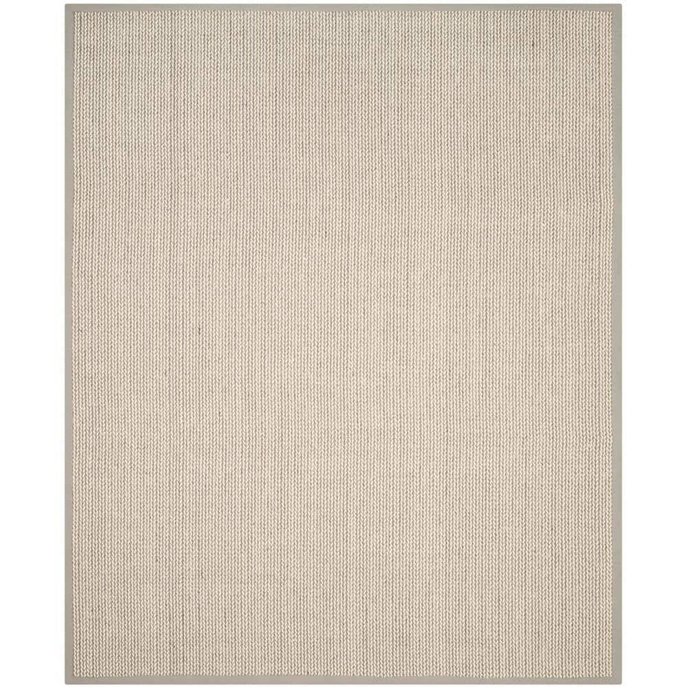 Natural Fiber Gray 8 ft. x 10 ft. Border Area Rug price history on PriceWatchPro