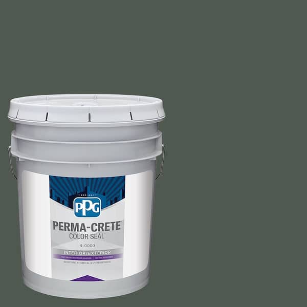 Perma-Crete Color Seal 5 gal. PPG1129-7 Evergreen Boughs Satin Interior/Exterior Concrete Stain
