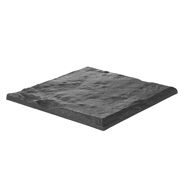 SKONYON Garden Stepping Stones 8-Pack 15.5 x 15.5 in Weather