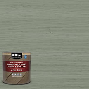 1 qt. #ST-143 Harbor Gray Semi-Transparent Waterproofing Exterior Wood Stain and Sealer