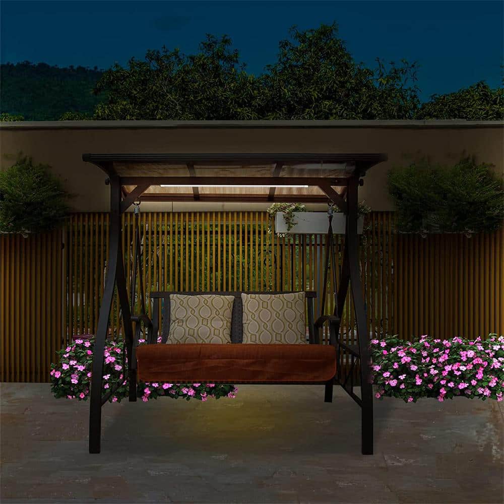 patio様 Outsunny Outdoor Patio Porch Swing Bench with Included