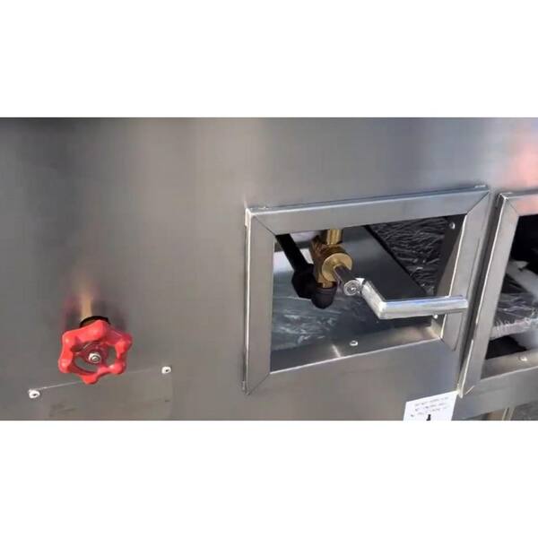 Cooler Depot 24 in. W 1 Burner 13 in. Hole Commercial