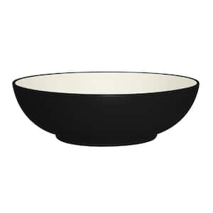 Colorwave Graphite 9.5 in., 64 fl. oz. (Black) Stoneware Round Vegetable Bowl