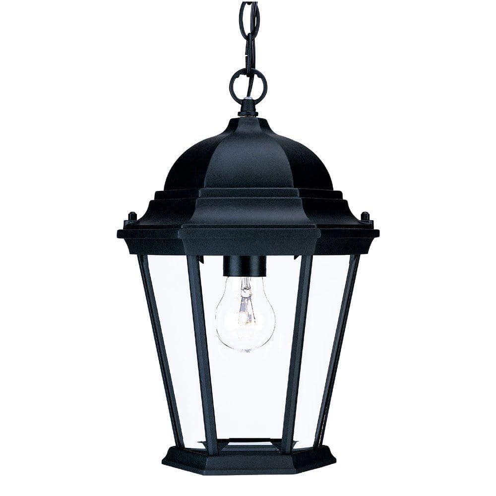Richmond Collection 1-Light Matte Black Outdoor Hanging Lantern price history on PriceWatchPro