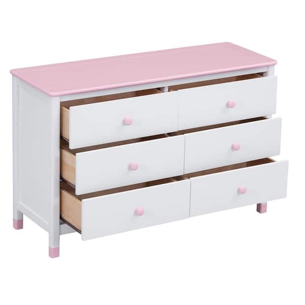 Unbranded 47 in. W x 17 in. D x 30 in. H Bathroom Pink Linen Cabinet