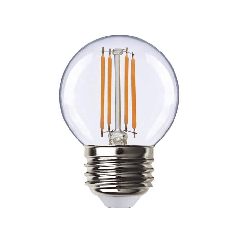 60-Watt Equivalent G16.5 Dimmable ENERGY STAR CEC Filament LED Light Bulb Soft White (3-Pack) price history on PriceWatchPro