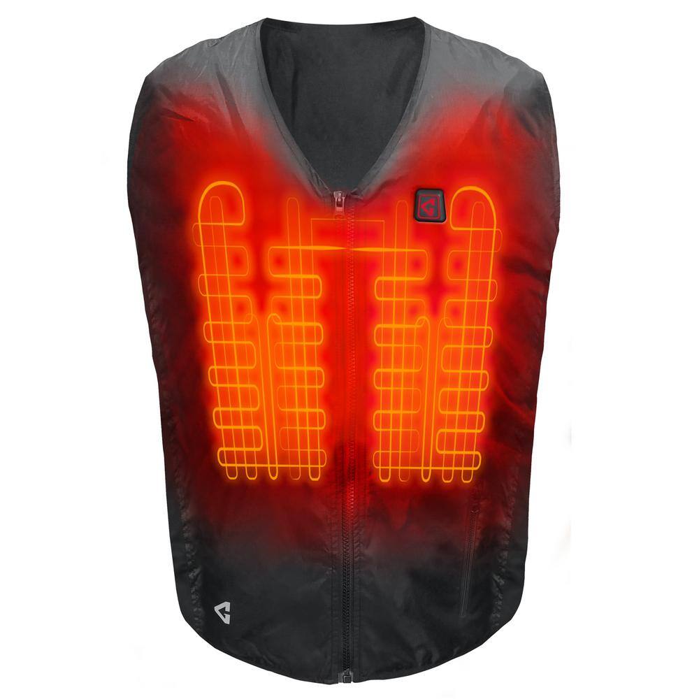Unisex Small/Medium Unisex Black 7-Volt Battery Heated Vest Liner price history on PriceWatchPro