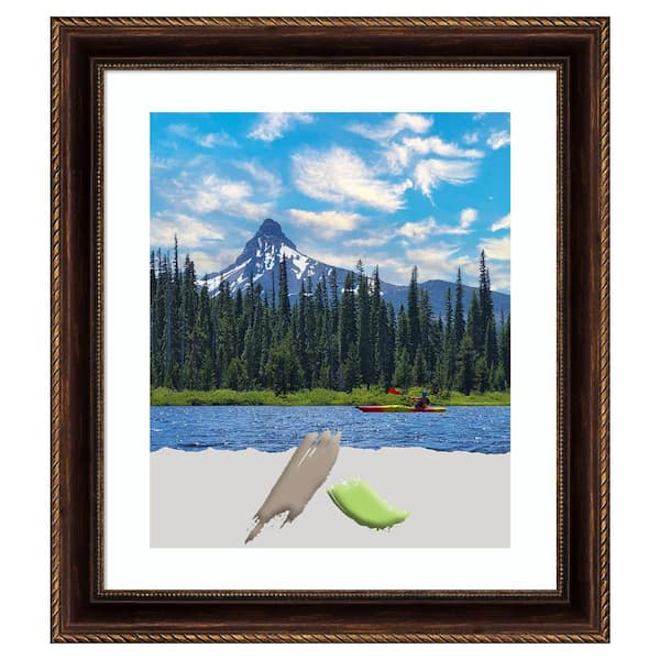 Amanti Art Corded Bronze Picture Frame Opening Size 20 x 24 in. Matted To 16 x 20 in.
