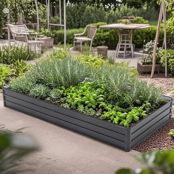 ECOCHIC SPACES INC 94.3 in. x 47.2 in. x 13.4 in. Galvanized