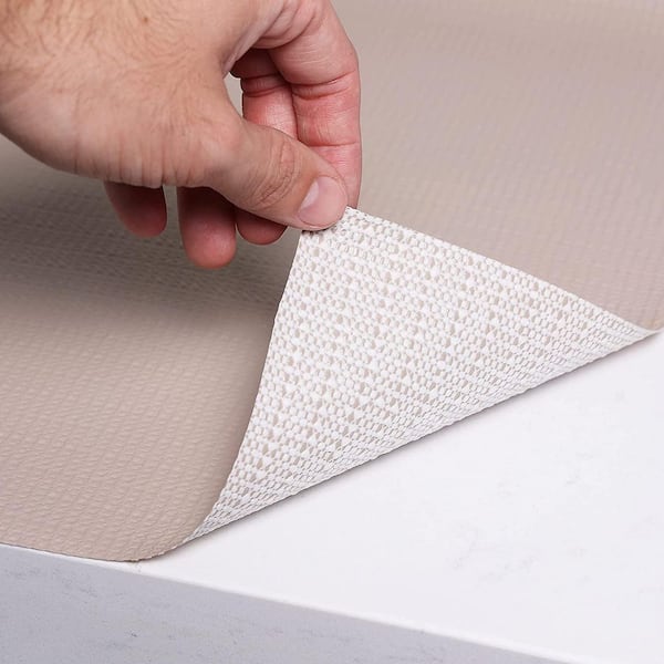2 Grip Liner Non Slip Cushion Foam Drawer Shelf Mat Roll Lining Non Adhesive Pad