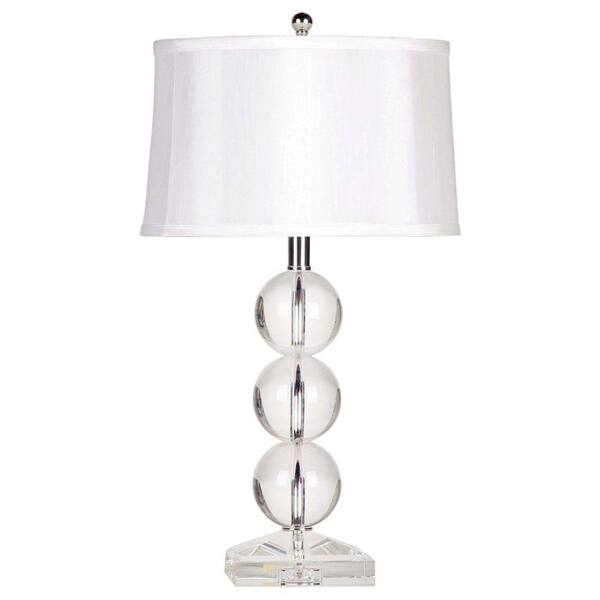 Unbranded STA Indoor Clear Crystal With Metal Finish Table Lamp-DISCONTINUED