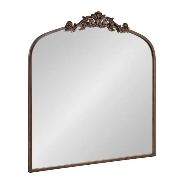 Arendahl Bronze 28 in. W x 30 in. H Traditional Arch Metal Framed Mirror